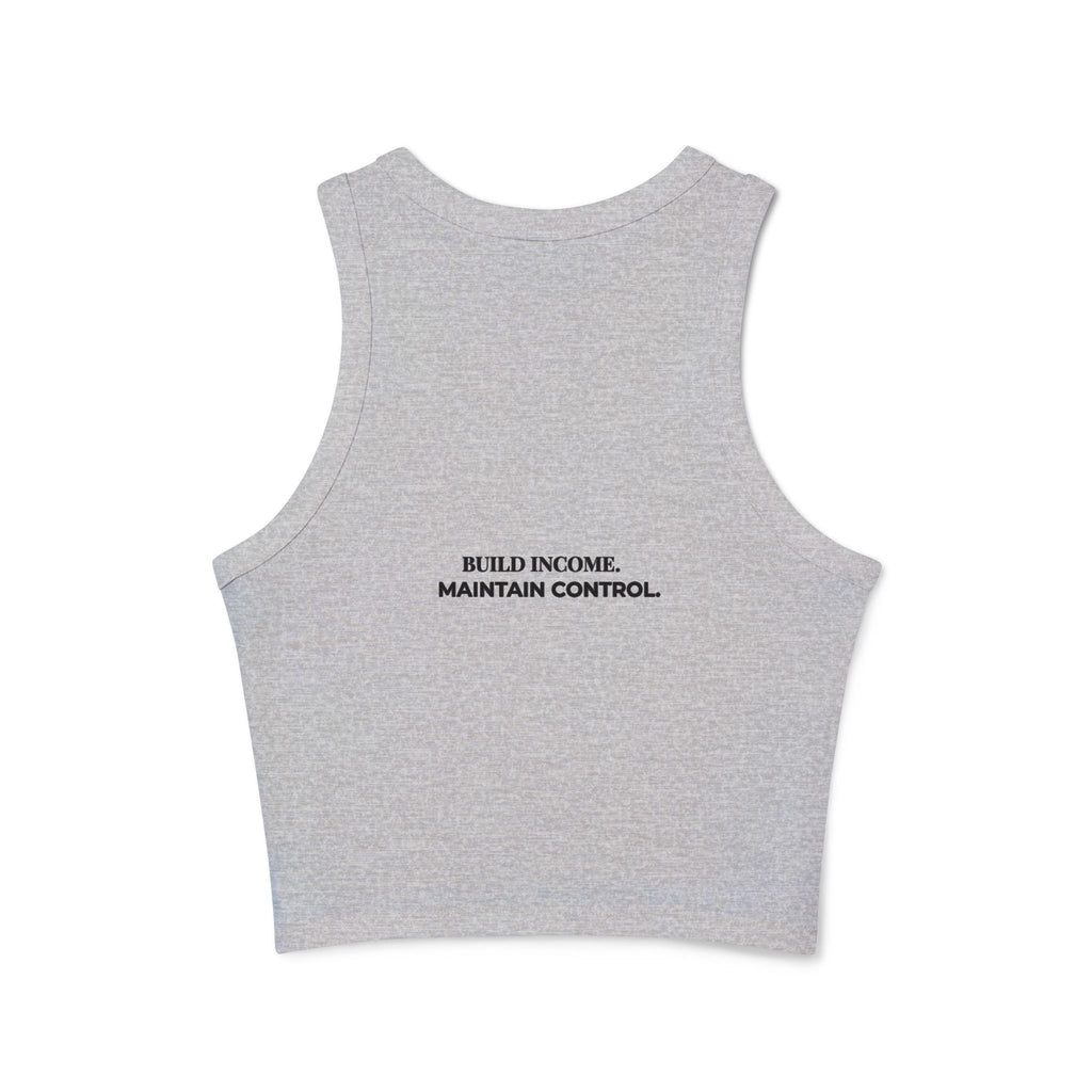 Feminine & Funded Racer Tank top