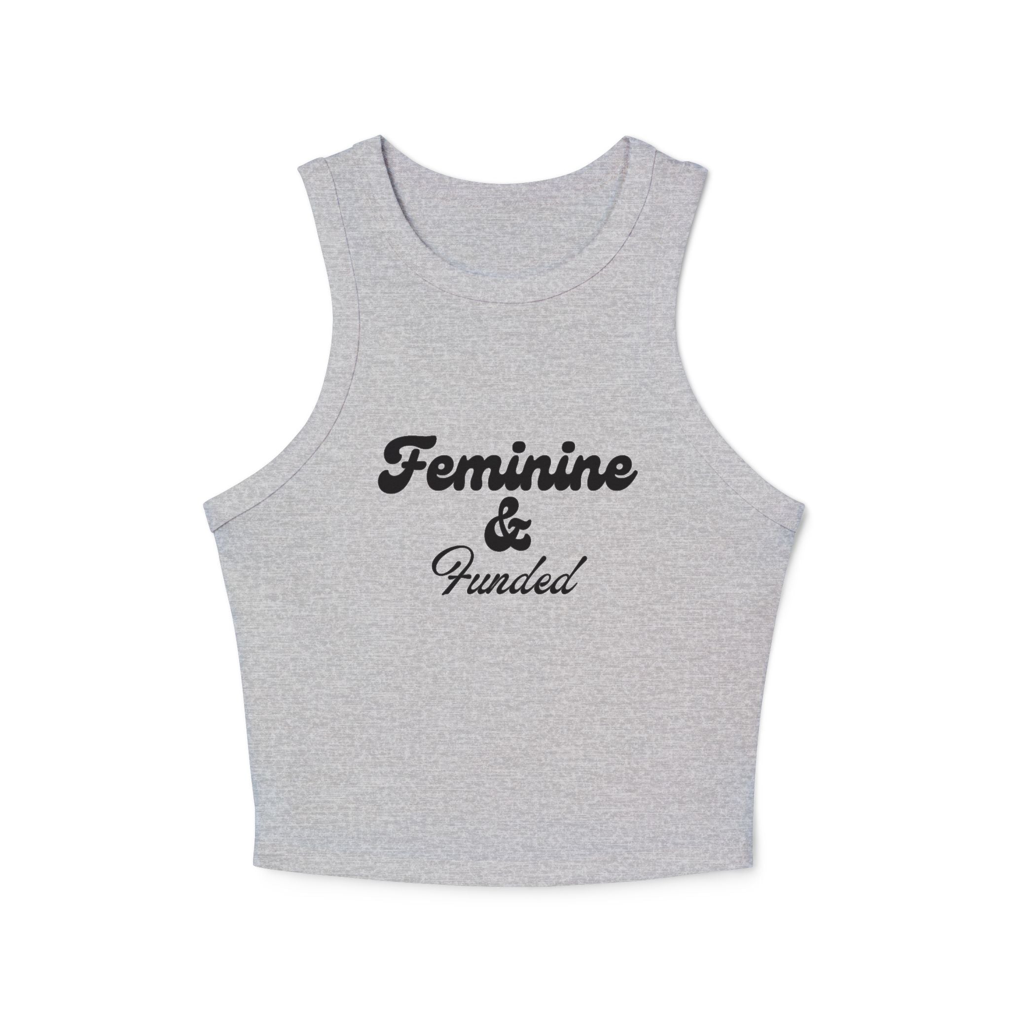 Feminine & Funded Racer Tank top