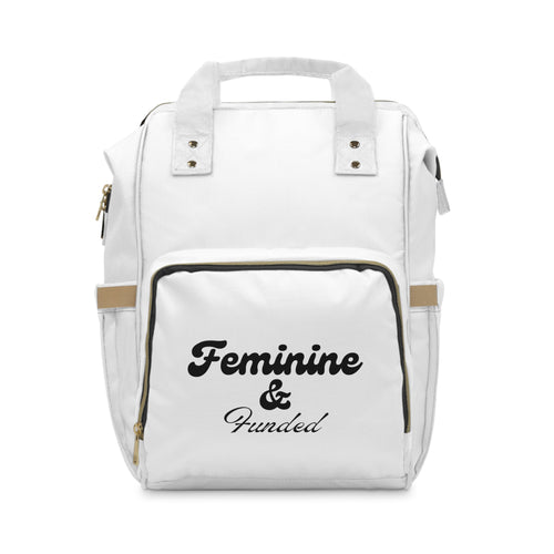 Feminine & Funded Diaper Backpack – Stylish Multifunctional Baby Bag