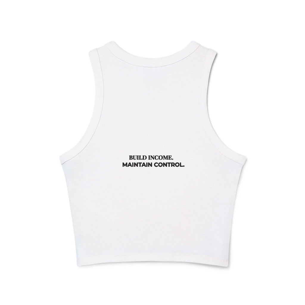 Feminine & Funded Racer Tank top