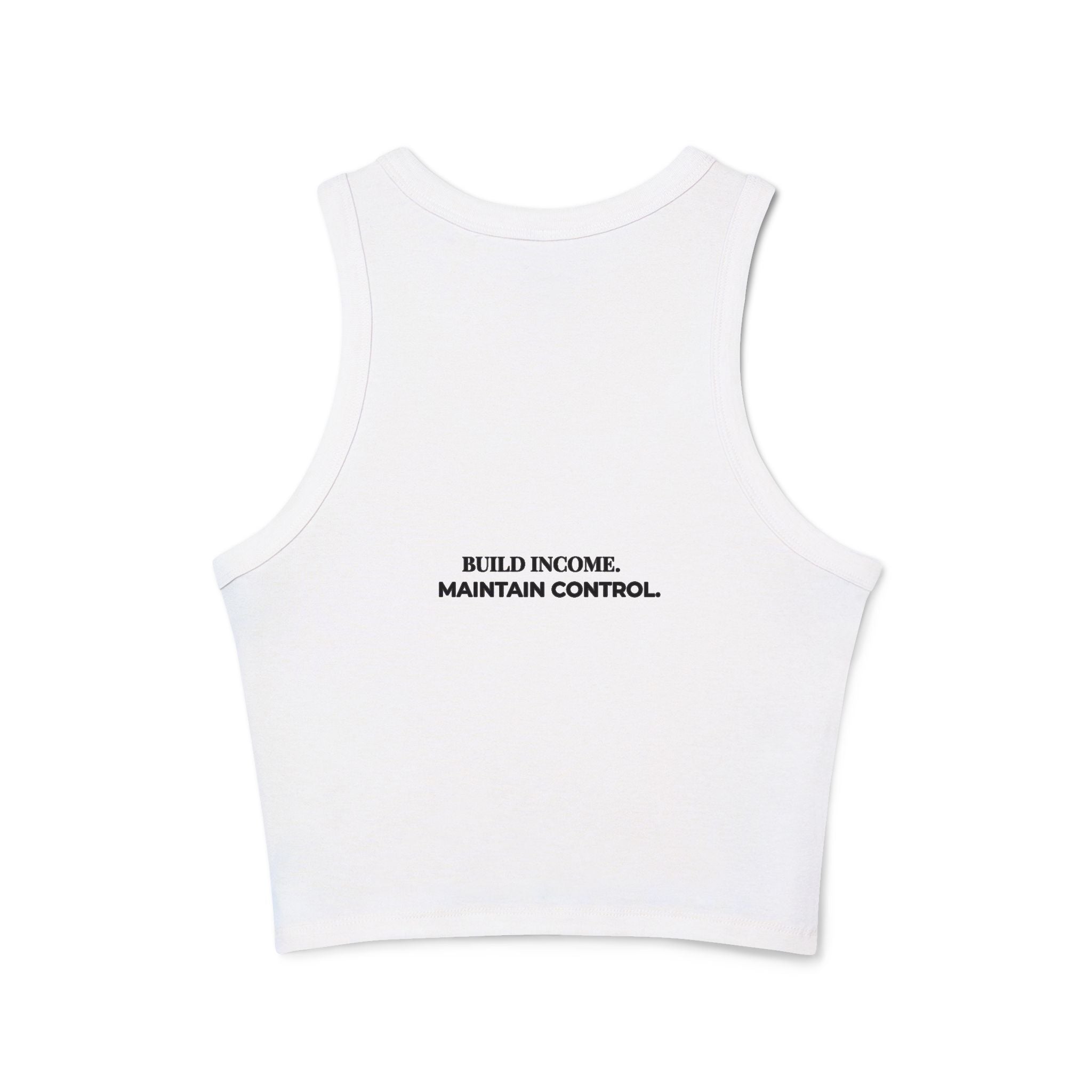Feminine & Funded Racer Tank top
