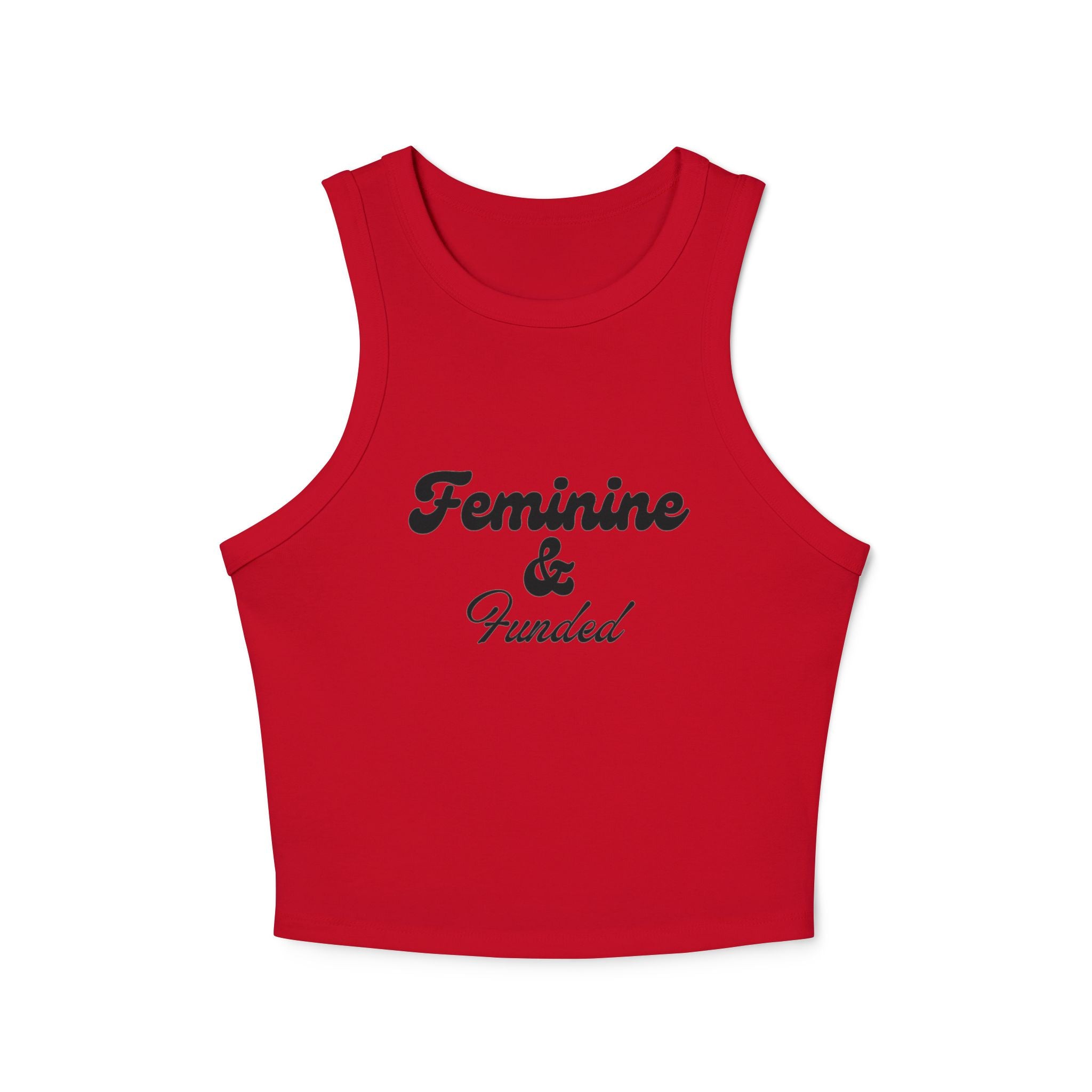 Feminine & Funded Racer Tank top