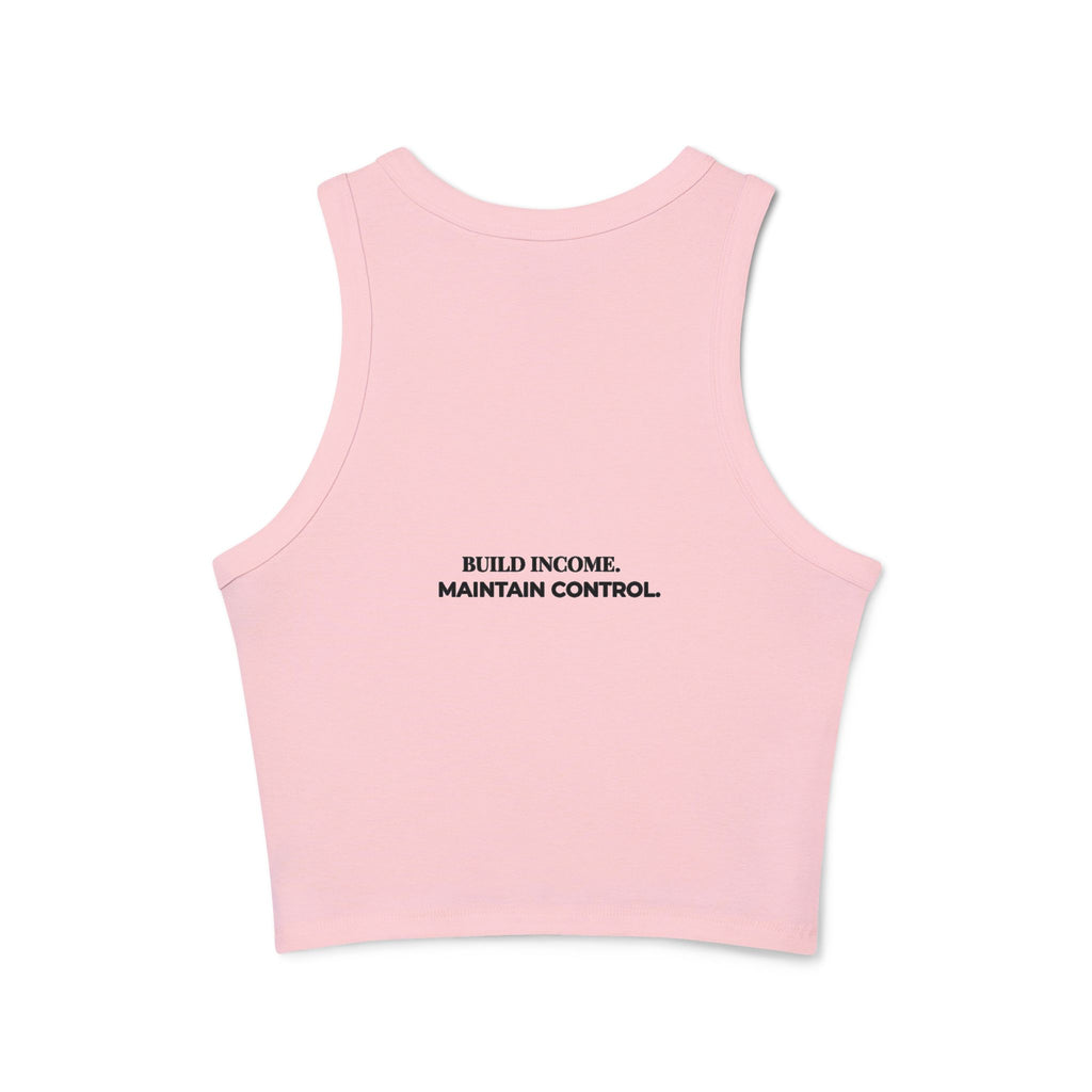 Feminine & Funded Racer Tank top