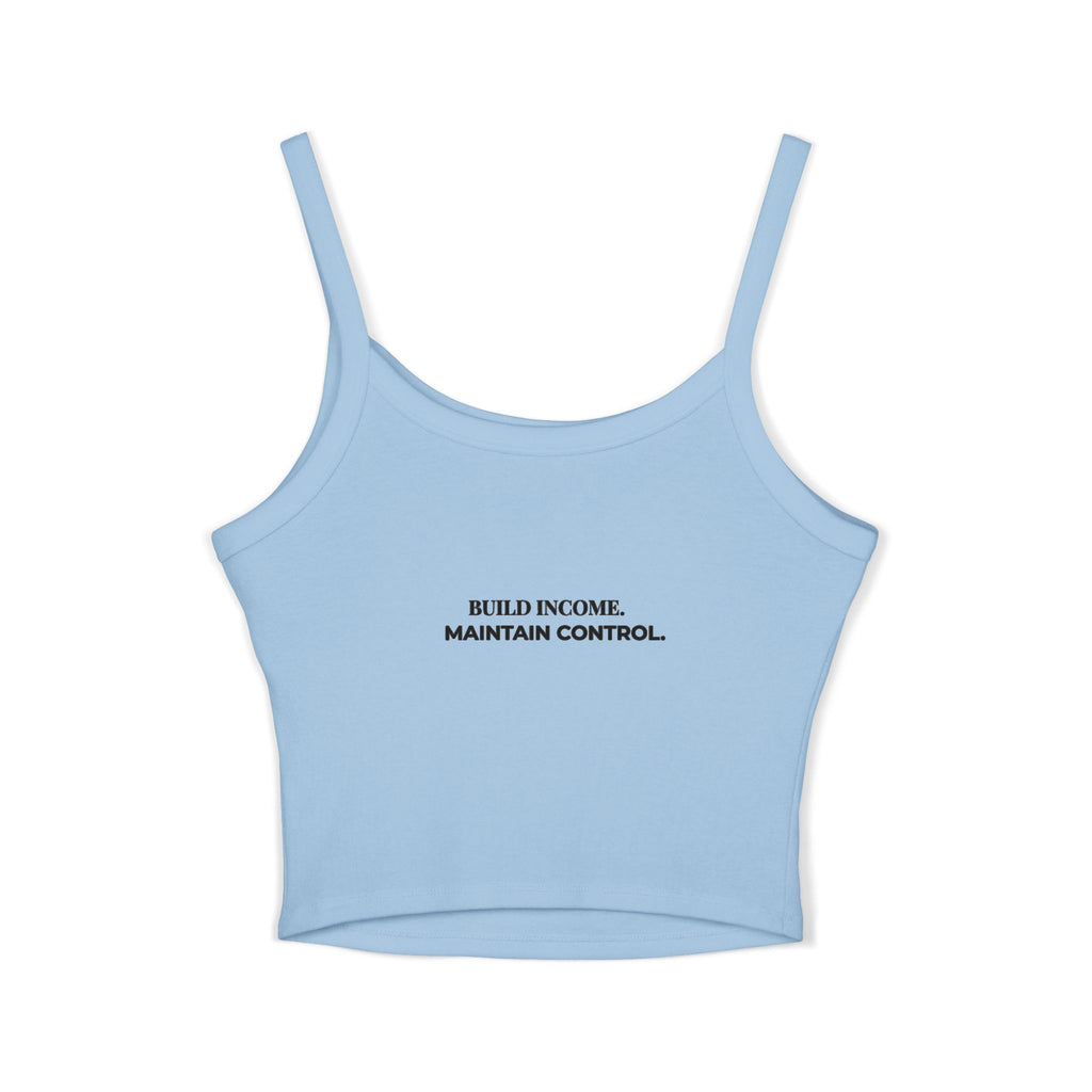 Feminine & Funded Spaghetti Strap Crop Tank