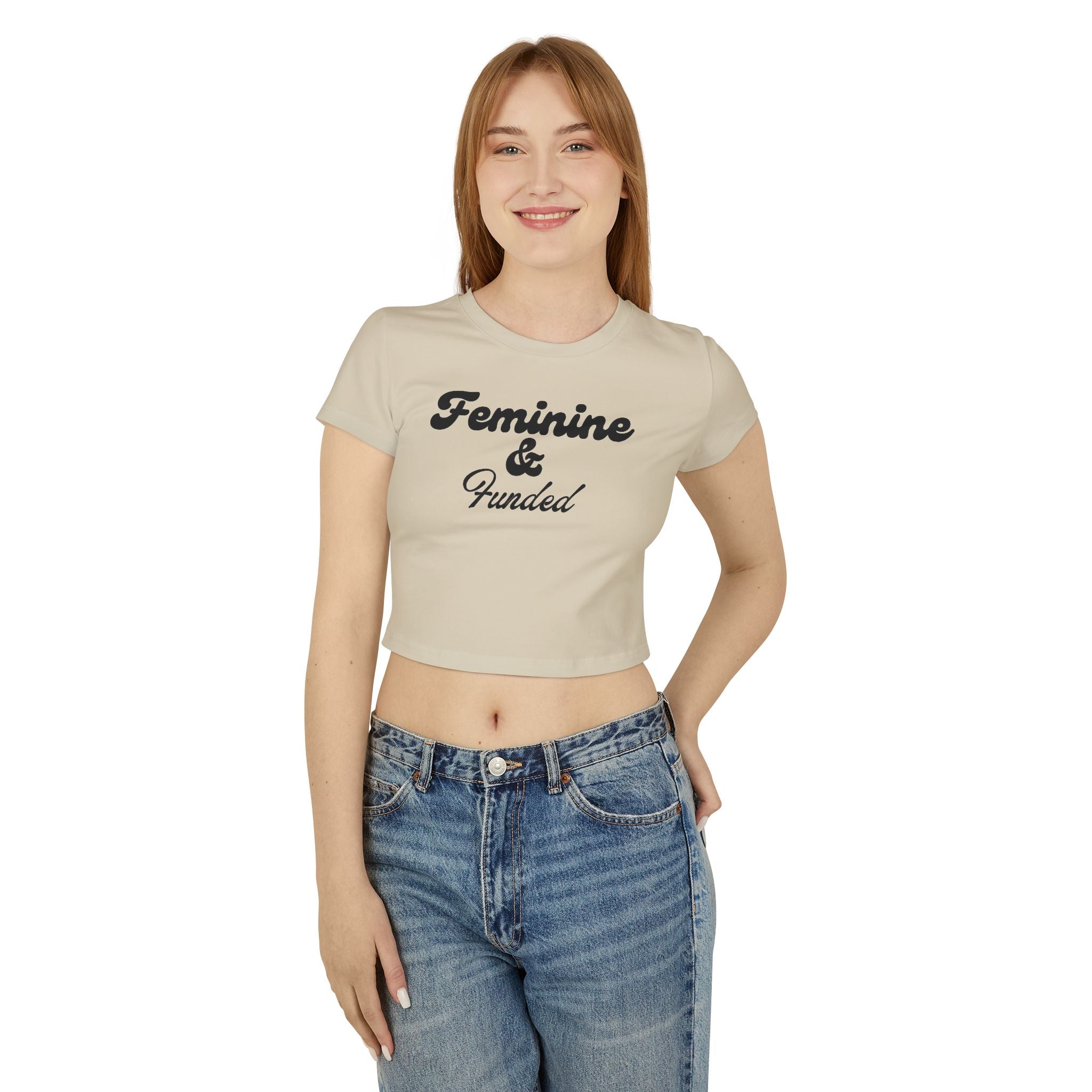 Feminine & Funded Women's Baby Tee