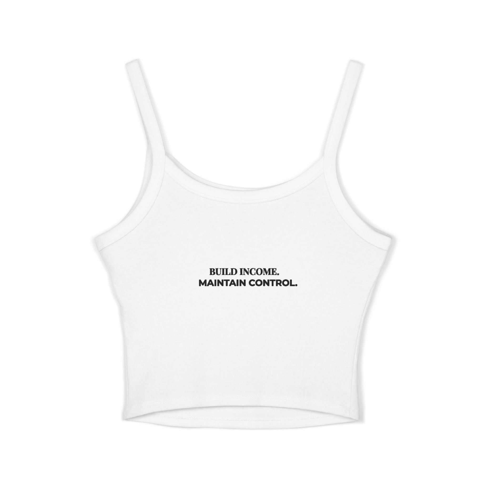 Feminine & Funded Spaghetti Strap Crop Tank