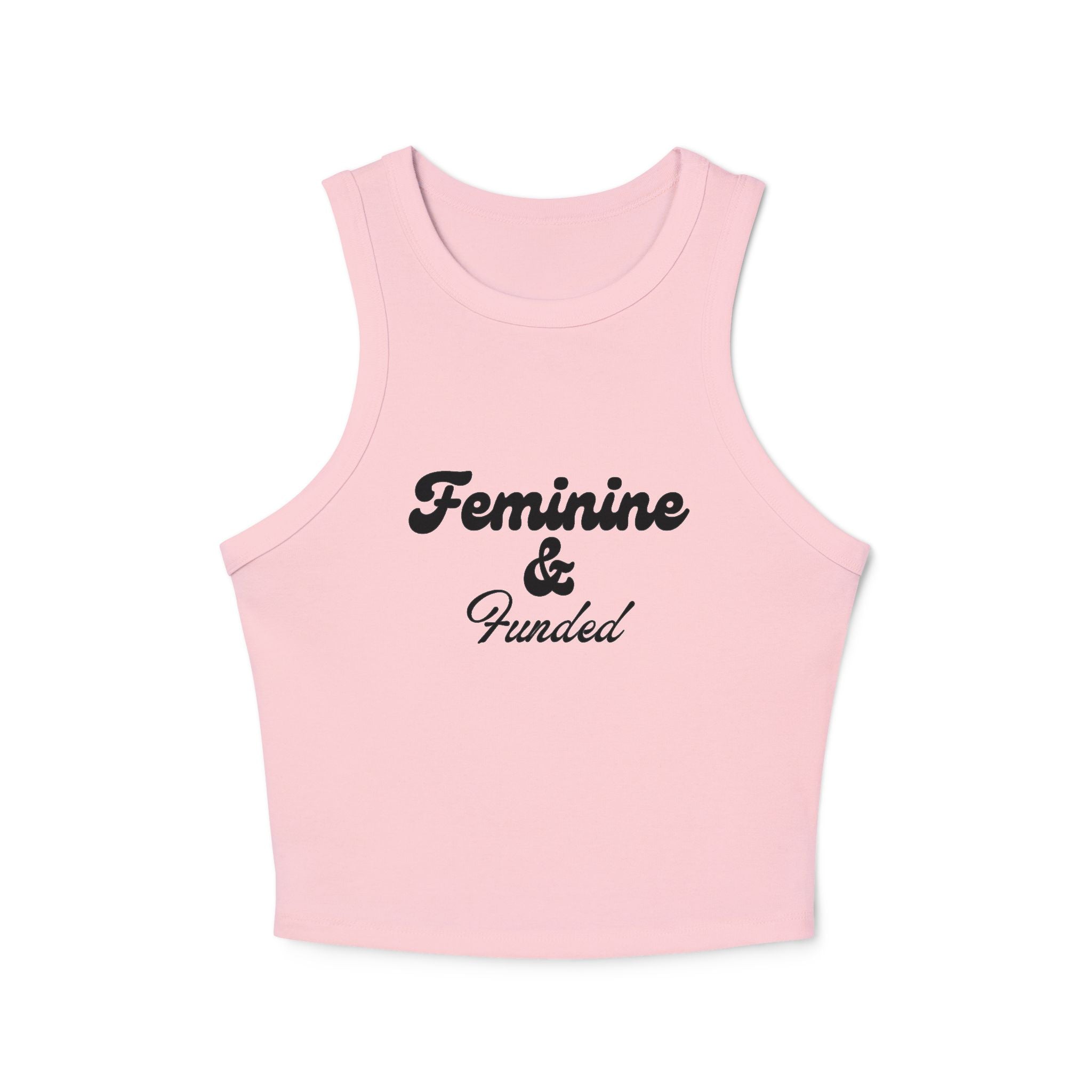 Feminine & Funded Racer Tank top